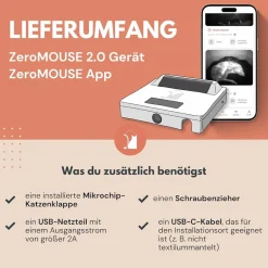 ZeroMOUSE 2.0 – Mauserkennung: Katzenklappen-Erweiterung für Beute- und Chiperkennung
