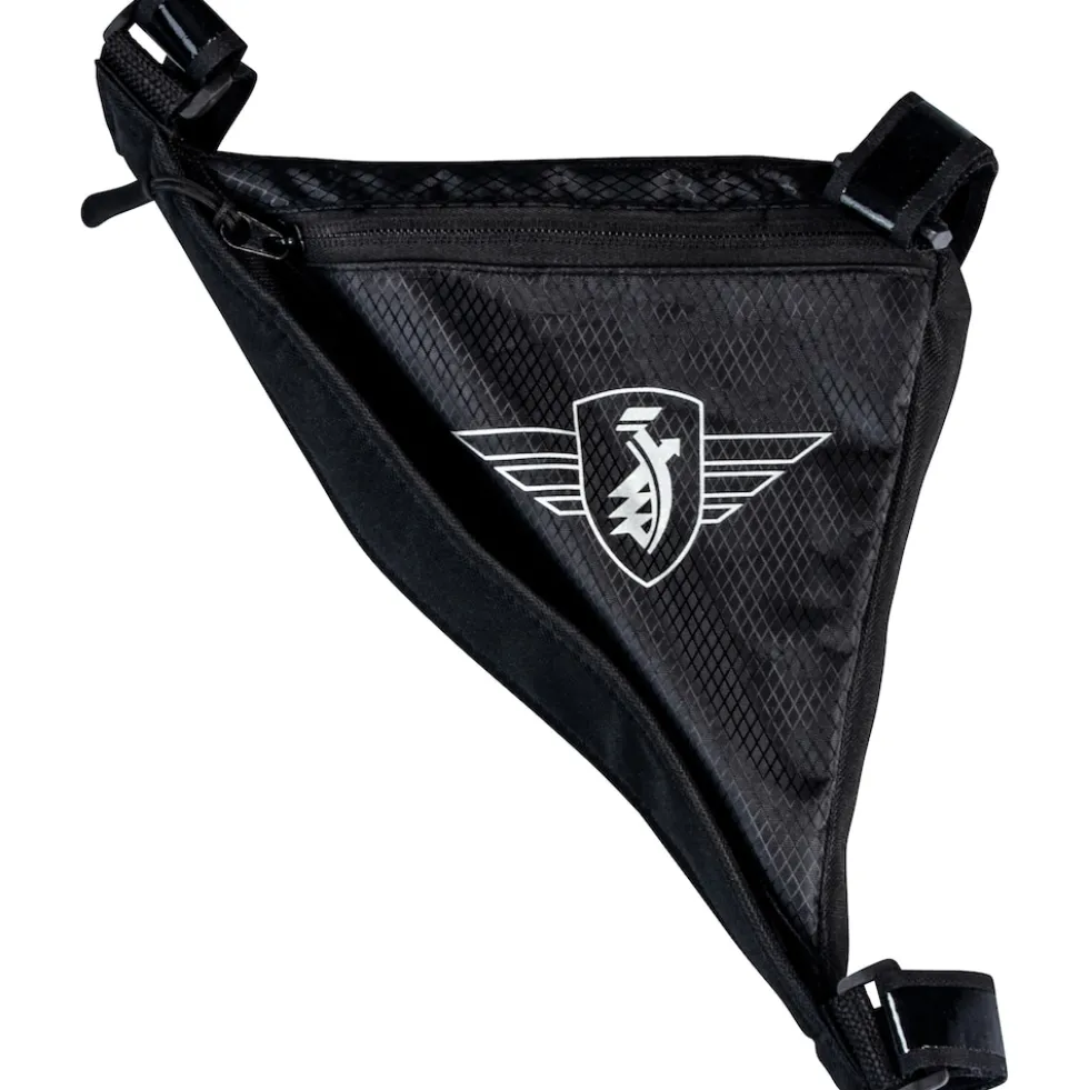 Zündapp Fahrradtasche für den Fahrrad Rahmen Tasche Oberrohrtasche Rahmentasche Radtaschen mit Klett und Reißverschluss