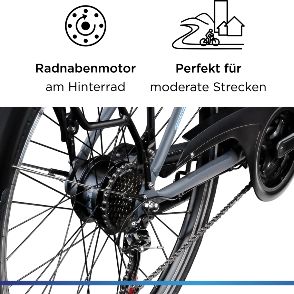 Zündapp Green 7.7 E Bike Damen Trekkingrad 28 Zoll Pedelec 155 - 185 cm Trekkingfahrrad mit 21 Gang E Fahrrad StVZO Tourenrad