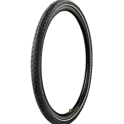 Zündapp Reifen 26 x 1,75 Zoll Mantel Fahrraddecke Drahtreifen Fahrradreifen Trekking City Straßenprofil Reflexstreifen Green 2.7 / Green 3.7