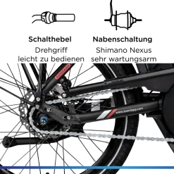 Zündapp X20 E Bike Klapprad Pedelec für Damen und Herren 150 - 190 cm E Fahrrad Bosch Faltrad Tiefeinsteiger Urban Bike