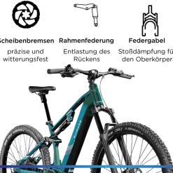 Zündapp X1000 E Bike Mountainbike Fully 29 Zoll 10 Gänge Pedelec Herren 165 - 190 cm Elektrofahrrad 730Wh