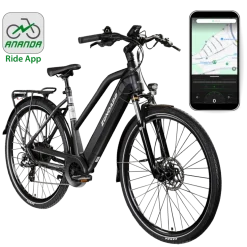 Zündapp Z810 E Bike Damen Trekkingrad ab 165 cm Elektrofahrrad 550 Wh Pedelec Trekking Rad Fahrrad mit 8 Gang und Beleuchtung StVZO
