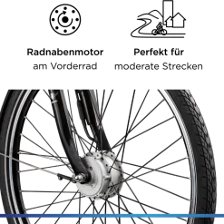 Zündapp Z517 E Bike 28 Zoll Pedelec Hollandrad E Fahrrad Damen 155 - 190 cm mit 7 Gang Nabenschaltung Rücktritt Citybike Nabenmotor