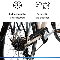 Zündapp Z807 E Bike 28 Zoll Trekkingrad 7 Gang Elektrofahrrad StVZO 155 - 185 cm Pedelec Elektro Trekking Fahrrad