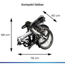 Zündapp Z120 20 Zoll E Bike Elektro Bike Pedelec Faltrad E Klapprad E Fahrräder leichte Ebikes 20